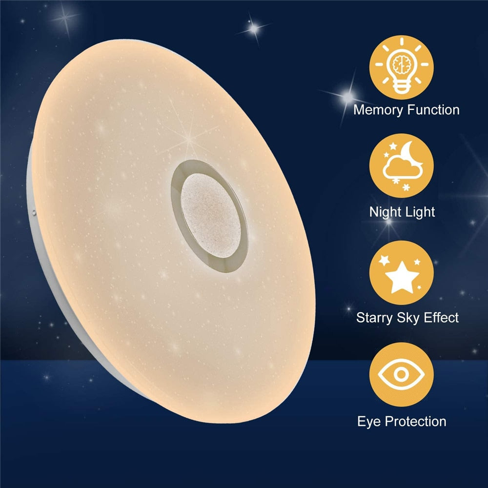 LED Ceiling Light 18W Dimmable Modern Surface Mounted Led Panel Ceiling Lamp for Living Room Bedroom Kitchen Lighting Fixture