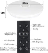 LED Ceiling Light 18W Dimmable Modern Surface Mounted Led Panel Ceiling Lamp for Living Room Bedroom Kitchen Lighting Fixture