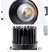 New Led Downlight Dimmable Recessed Spot Led Anti-glare Ceiling Lamp 7W 10W 12W Indoor Living Room Bedroom Corridor Wall Washer