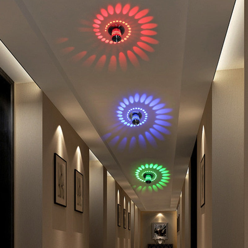 LED Downlight Ceiling Surface Mounted LED Light Modern Bar Party Light RGB Spot light For Party Bar Lobby KTV Home Decoration