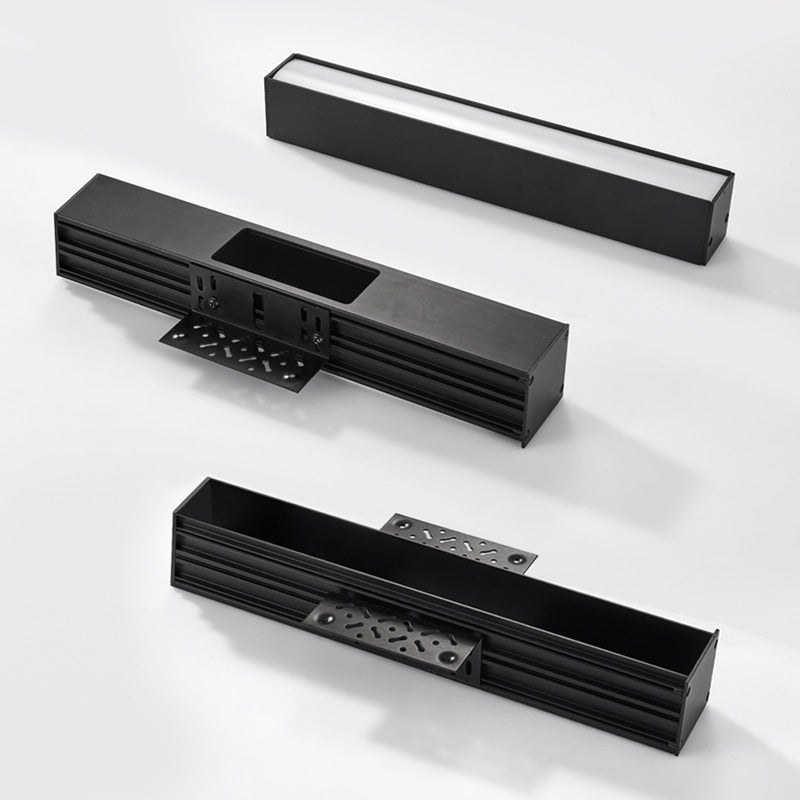 SCON 15W Framless Recessed Ceiling Floodlight Office Easy Maintain Downlight 4000k Natural Light 40.6cm Linear Bar Light Ra>85