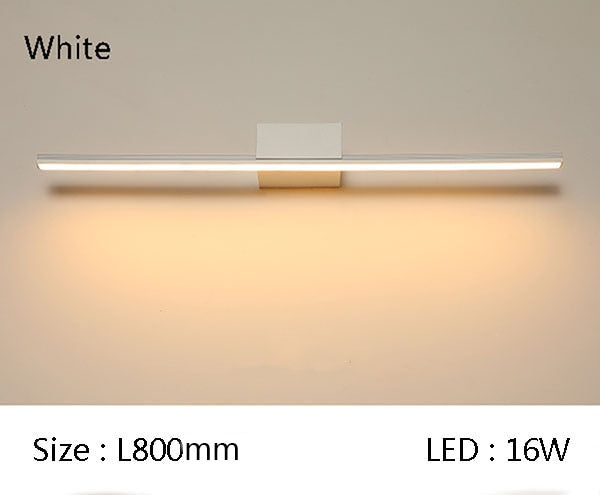 Simple modern led mirror before the lamp bathroom bathroom mirror cabinet lighting waterproof fog lamps Nordic bathroom lights