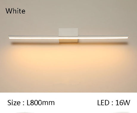 Simple modern led mirror before the lamp bathroom bathroom mirror cabinet lighting waterproof fog lamps Nordic bathroom lights