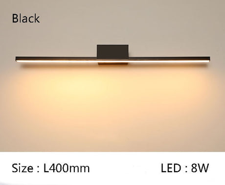 Simple modern led mirror before the lamp bathroom bathroom mirror cabinet lighting waterproof fog lamps Nordic bathroom lights