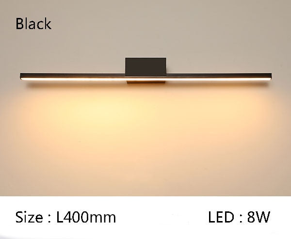 Simple modern led mirror before the lamp bathroom bathroom mirror cabinet lighting waterproof fog lamps Nordic bathroom lights