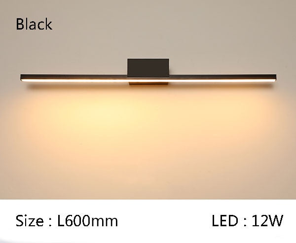 Simple modern led mirror before the lamp bathroom bathroom mirror cabinet lighting waterproof fog lamps Nordic bathroom lights