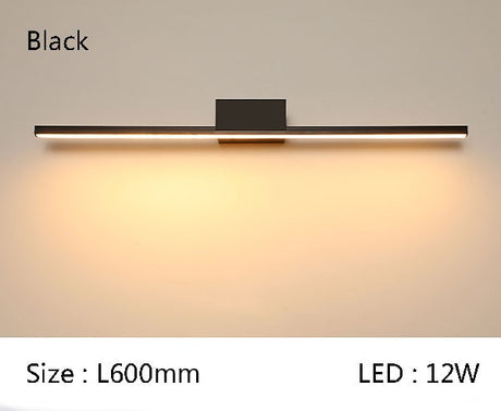 Simple modern led mirror before the lamp bathroom bathroom mirror cabinet lighting waterproof fog lamps Nordic bathroom lights