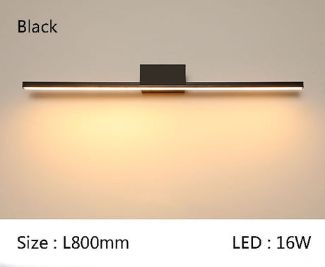 Simple modern led mirror before the lamp bathroom bathroom mirror cabinet lighting waterproof fog lamps Nordic bathroom lights