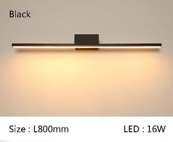 Simple modern led mirror before the lamp bathroom bathroom mirror cabinet lighting waterproof fog lamps Nordic bathroom lights