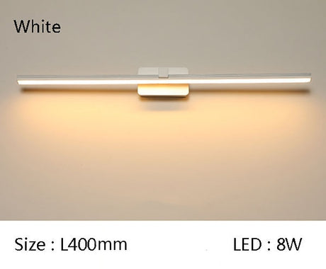 Simple modern led mirror before the lamp bathroom bathroom mirror cabinet lighting waterproof fog lamps Nordic bathroom lights