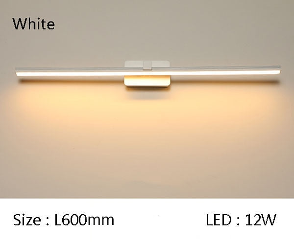 Simple modern led mirror before the lamp bathroom bathroom mirror cabinet lighting waterproof fog lamps Nordic bathroom lights