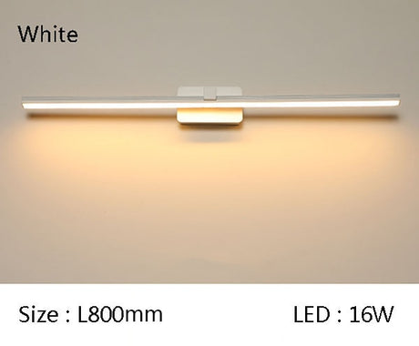 Simple modern led mirror before the lamp bathroom bathroom mirror cabinet lighting waterproof fog lamps Nordic bathroom lights