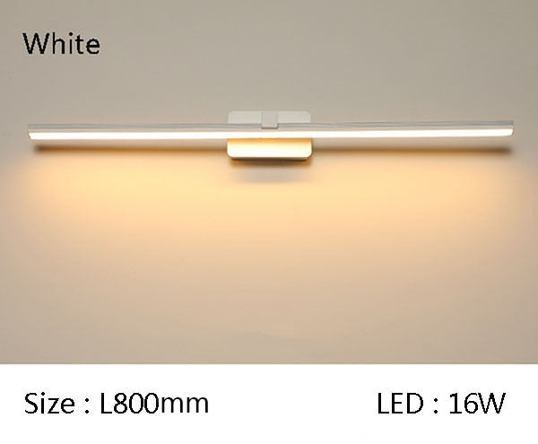 Simple modern led mirror before the lamp bathroom bathroom mirror cabinet lighting waterproof fog lamps Nordic bathroom lights