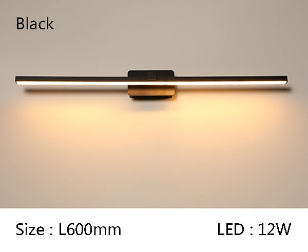 Simple modern led mirror before the lamp bathroom bathroom mirror cabinet lighting waterproof fog lamps Nordic bathroom lights