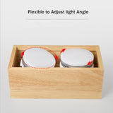 Nordic Wood Square LED Surface Mount Downlight + Replaceable LED Lamp 14W 18W 24W LED Spot Light for Living room Bedroom