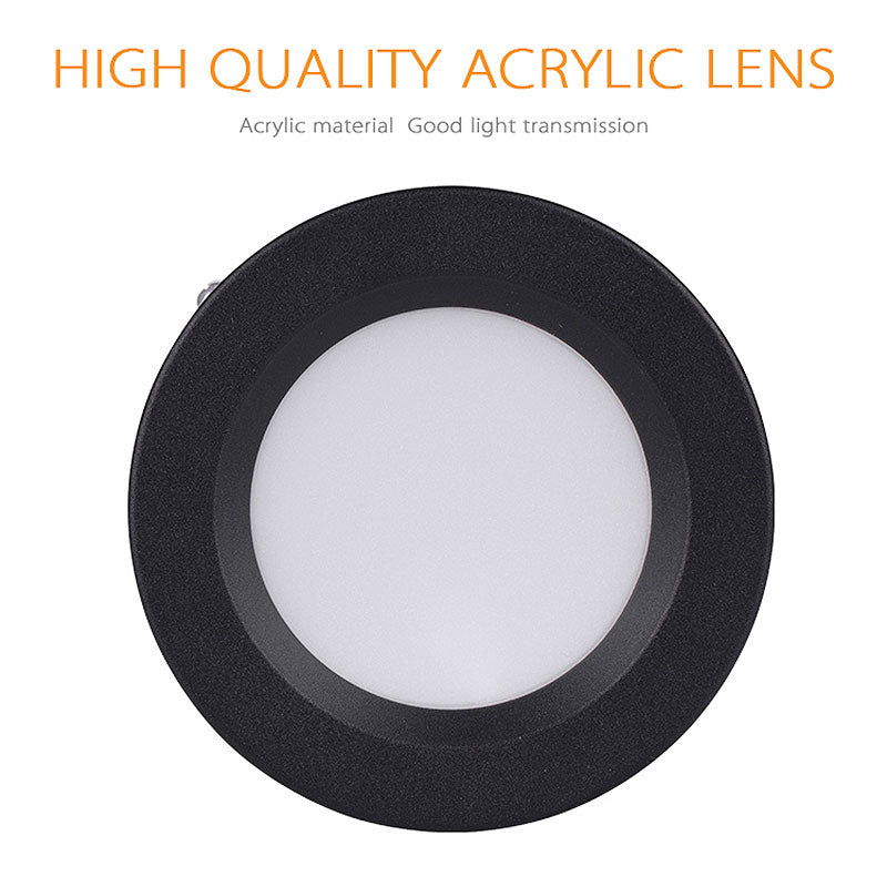 Round Surface Mounted LED Downlights 5W 7W 9W 12W Mounted Ceiling Lamps Spot Light 220V 110V Down Light black / white body