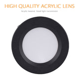 Round Surface Mounted LED Downlights 5W 7W 9W 12W Mounted Ceiling Lamps Spot Light 220V 110V Down Light black / white body