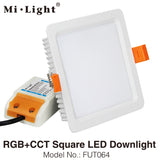 Milight 6W 9W 12W 15W 18W 25W RGB+CCT LED Downlight Ceiling Spotlight AC110V 220V FUT060 061 062 063 064 065 066 068 069 Spotlight