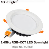 Milight 6W 9W 12W 15W 18W 25W RGB+CCT LED Downlight Ceiling Spotlight AC110V 220V FUT060 061 062 063 064 065 066 068 069 Spotlight