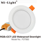 Milight 6W 9W 12W 15W 18W 25W RGB+CCT LED Downlight Ceiling Spotlight AC110V 220V FUT060 061 062 063 064 065 066 068 069 Spotlight