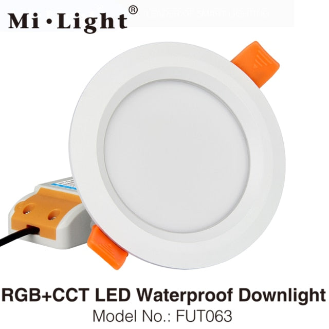 Milight 6W 9W 12W 15W 18W 25W RGB+CCT LED Downlight Ceiling Spotlight AC110V 220V FUT060 061 062 063 064 065 066 068 069 Spotlight