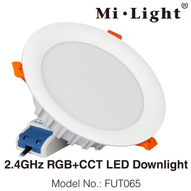 Milight 6W 9W 12W 15W 18W 25W RGB+CCT LED Downlight Ceiling Spotlight AC110V 220V FUT060 061 062 063 064 065 066 068 069 Spotlight