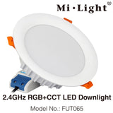 Milight 6W 9W 12W 15W 18W 25W RGB+CCT LED Downlight Ceiling Spotlight AC110V 220V FUT060 061 062 063 064 065 066 068 069 Spotlight
