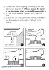 Milight 6W 9W 12W 15W 18W 25W RGB+CCT LED Downlight Ceiling Spotlight AC110V 220V FUT060 061 062 063 064 065 066 068 069 Spotlight