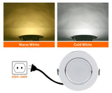 LED Downlight 220V 230V 240V Round Recessed Lamp 3W 5W 7W 9W 12W Led Bulb Bedroom Kitchen Indoor LED Spot Lighting