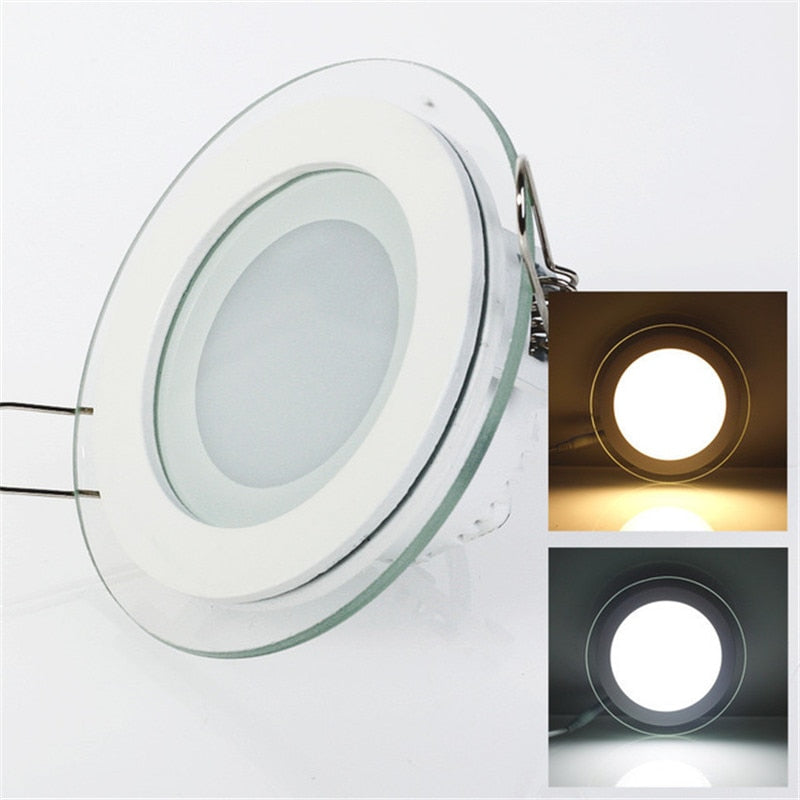 LED Ceiling Panel Light Recessed 6W 9W 12W 18W 24W LED Downlight Spot Light Round LED Recessed Lighting Lamp Warm/Cold White