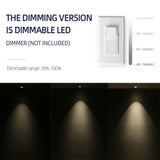 Aisilan LED recessed downlight Frameless anti-glare for living room corridor bedroom cutout size 8cm spot light lamp