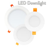 LED Recessed Ceiling Light Fixture Downlight Lamp + Driver Spotlight 6W 8W 12W 15W 27W 40W Lighting For Home Office Decoration