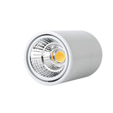 Dimmable LED downlight COB spotlight AC85-265V 5W 7W 12W 20W 25W adjustable angle aluminum surface mounted light indoor lighting