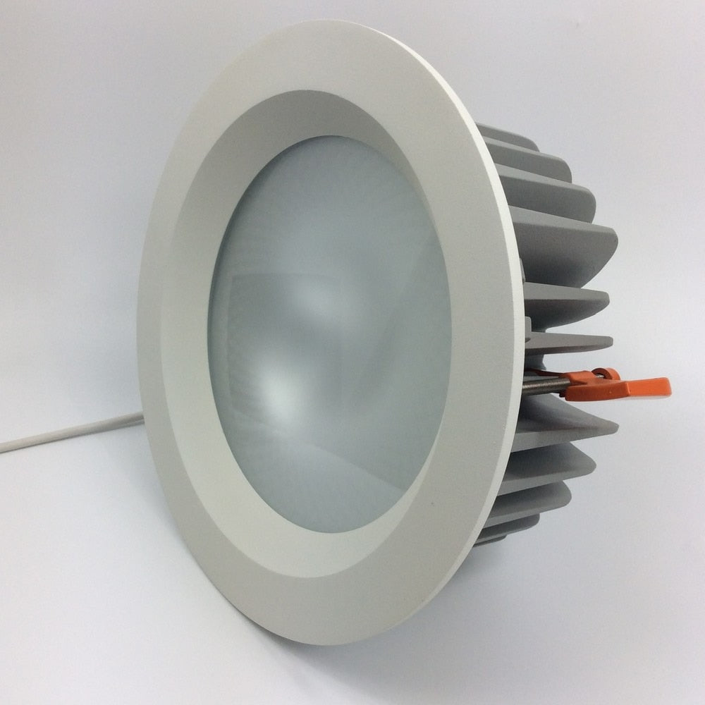  Power LED Waterproof Recessed 40W 55W Downlight Fixture 50 Beam Angle LED IP54 Lamp Security Fixed Plate