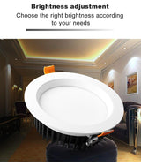 LED Downlight Smart Home Zigbee Light RGB LED Dimmable Lamp Work With Ecoh Plus Smart things LED Voice Control