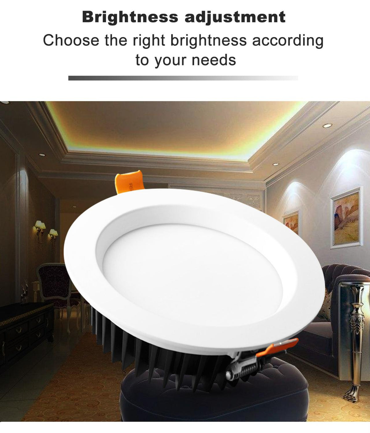 LED Downlight Smart Home Zigbee Light RGB LED Dimmable Lamp Work With Ecoh Plus Smart things LED Voice Control