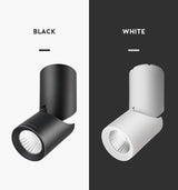 Dimmable Rotating LED Downlights 10W 15W 20W COB LED Ceiling Spot Lights AC110-220V LED Wall Lamp Warm Cold White Indoor Lighting