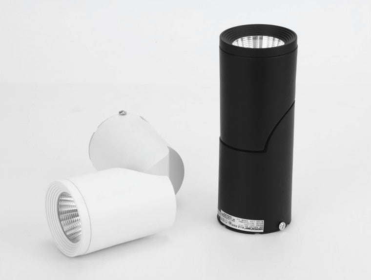 Dimmable Rotating LED Downlights 10W 15W 20W COB LED Ceiling Spot Lights AC110-220V LED Wall Lamp Warm Cold White Indoor Lighting