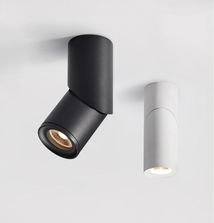 Dimmable Rotating LED Downlights 7W 12W 15W COB LED Ceiling Spot Lights AC110-220V LED Wall Lamp Warm Cold White Indoor Lighting