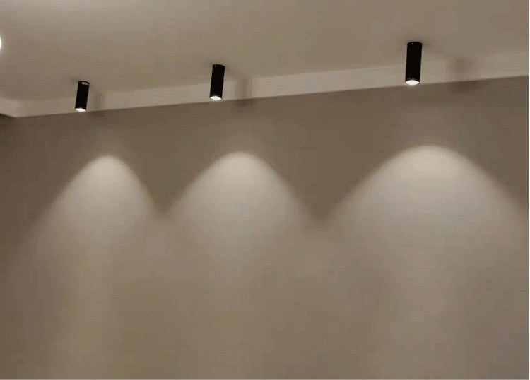 Dimmable Rotating LED Downlights 7W 12W 15W COB LED Ceiling Spot Lights AC110-220V LED Wall Lamp Warm Cold White Indoor Lighting