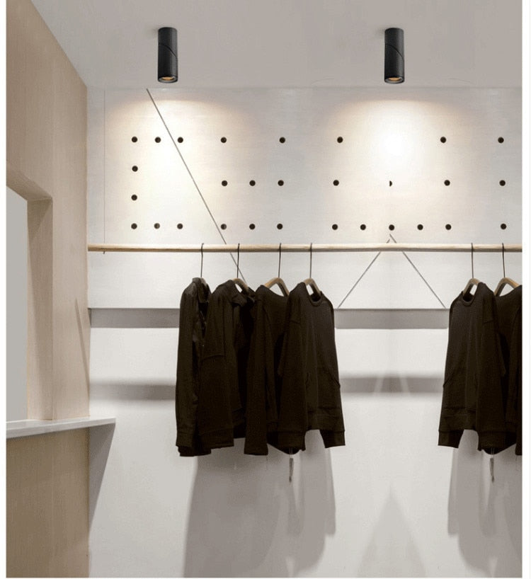 Dimmable Rotating LED Downlights 7W 12W 15W COB LED Ceiling Spot Lights AC110-220V LED Wall Lamp Warm Cold White Indoor Lighting