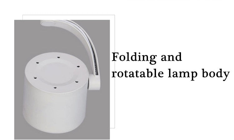 Dimmable LED Wall Mounted Downlight 2X12W 2X15W 2X20W COB Spot light Ceiling Track Lamp Surface Mounted Down light