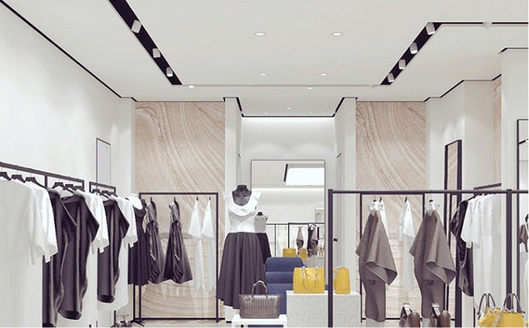 Dimmable LED Wall Mounted Downlight 2X12W 2X15W 2X20W COB Spot light Ceiling Track Lamp Surface Mounted Down light