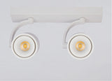 Dimmable LED Wall Mounted Downlight 2X12W 2X15W 2X20W COB Spot light Ceiling Track Lamp Surface Mounted Down light