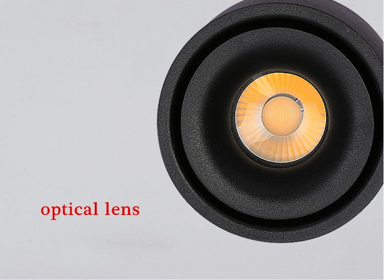 Dimmable LED Wall Mounted Downlight 2X12W 2X15W 2X20W COB Spot light Ceiling Track Lamp Surface Mounted Down light