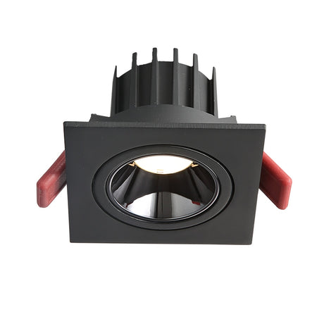 Angle Adjustable Anti-glare Square LED COB Recessed Downlight 7W 12W LED Ceiling Spot Light Kitchen Living room Indoor