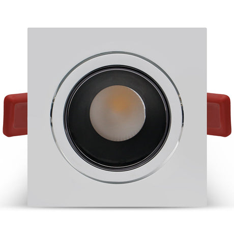 Angle Adjustable Anti-glare Square LED COB Recessed Downlight 7W 12W LED Ceiling Spot Light Kitchen Living room Indoor