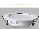 Waterproof LED Downlight Dimmable 18W 15W 12W 9W 7W 5W Warm White Cold White Recessed LED Lamp Spot Light AC220V AC110
