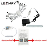 LEDIARY WiFi Smart Controller Dimmable Downlights Multi Function APP Control Timer Mode Voice Control Light Fixture CE ROHS