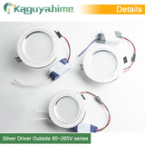 Kaguyahime 10 PCS LED Downlight 3W 5W 7W 12W 18W High Bright Downlights AC 110V 220V Round Recessed Panel Light LED Spot Lighting